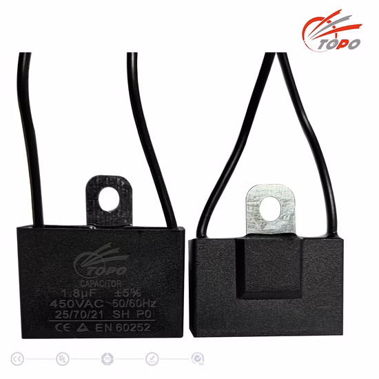 Proveedor OEM Ejecutar condensadores de ventilador para motor generador de CA (CBB61)